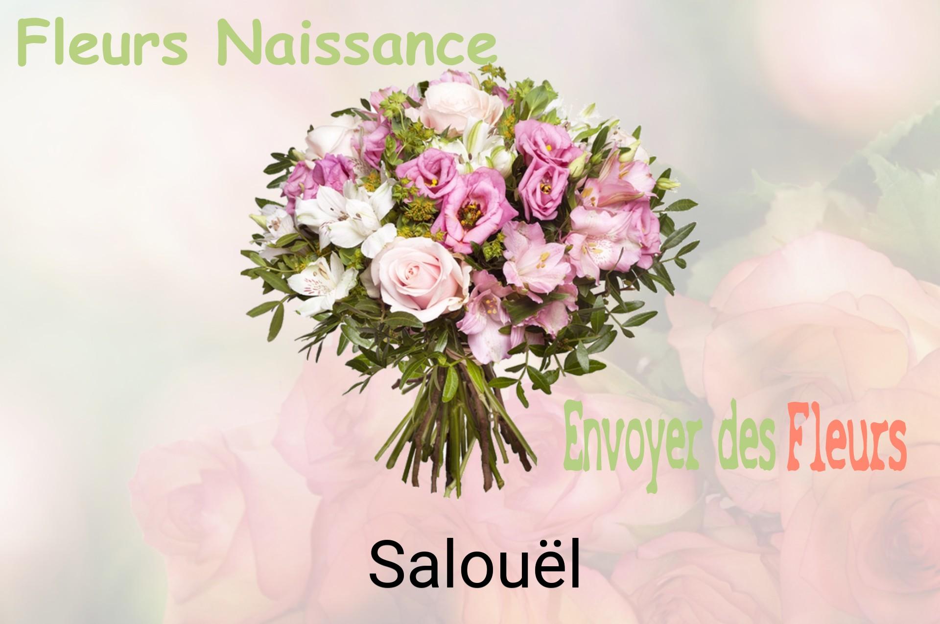 Bouquet de fleurs de naissance livré à Salouël
